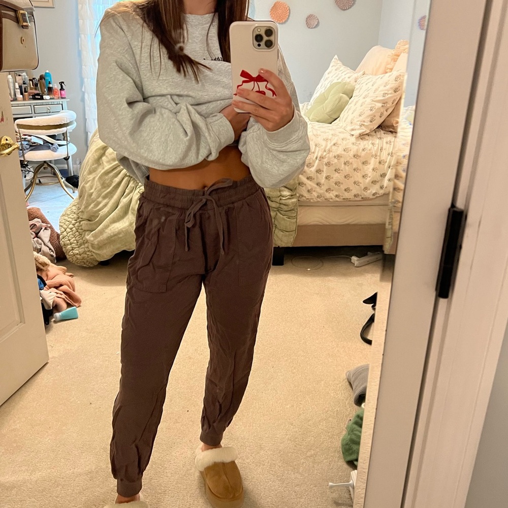 Brown sweats! Size small.